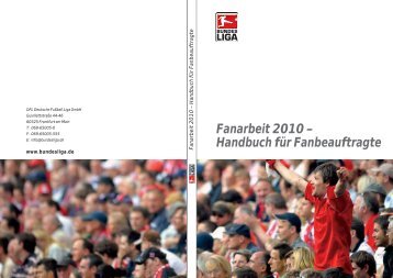 Handbuch für Fanbeauftragte - Koordinationsstelle Fanprojekte