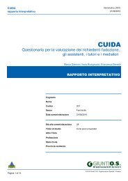 report interpretativo - Giunti OS