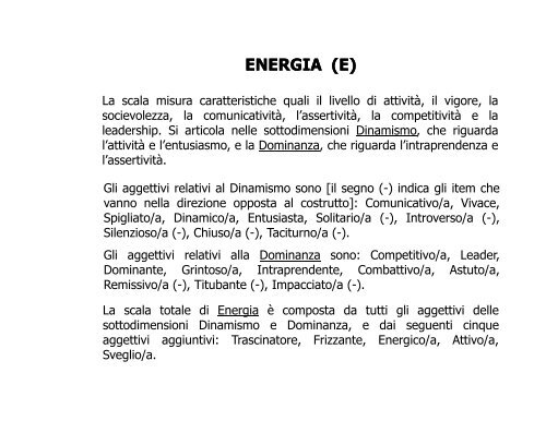 terza lezione - Facoltà di Scienze della Formazione