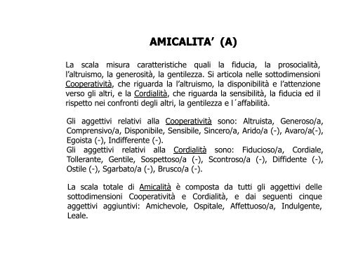 terza lezione - Facoltà di Scienze della Formazione