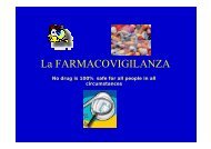 farmacovigilanza lezione 3 - Università degli Studi di Salerno