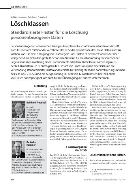 Löschklassen