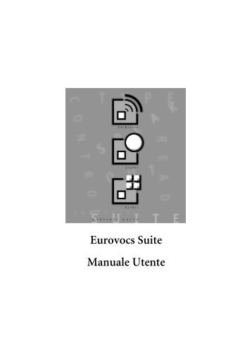 Eurovocs Suite Manuale Utente