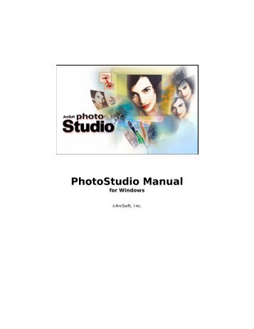 Manuale di PhotoStudio - ArcSoft