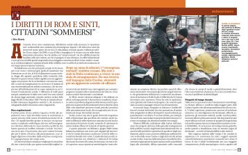 I DIRITTI DI ROM E SINTI, CITTADINI “SOMMERSI” - Caritas Italiana
