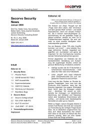 5. Jhrg. 2006 - Secorvo Security Consulting GmbH