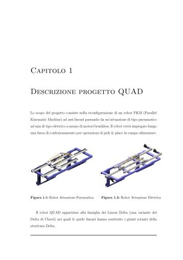 Capitolo 1 Descrizione progetto QUAD