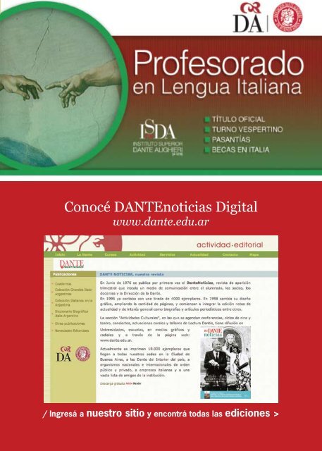 Italia - Il mio primo incontro con Dante - Asociación Dante Alighieri