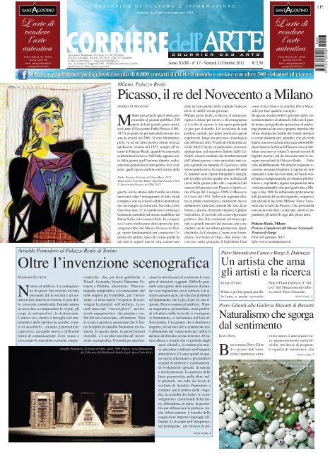 Oltre l'invenzione scenografica - Corriere dell'Arte