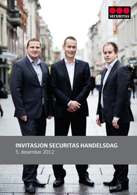 InvItasjon securItas handelsdag