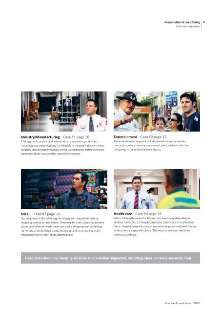 Annual Report 2008 - Securitas