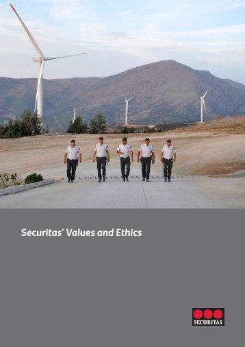Securitas' Values and Ethics