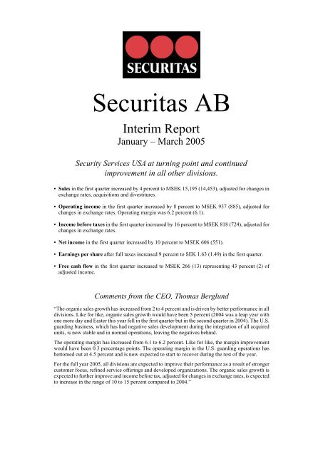 The full report (PDF, 448 kB) - Securitas