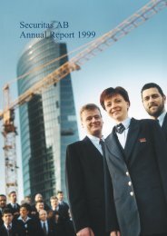 Annual Report 1999 - Securitas