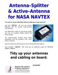 Antenna-Splitter & Active-Antenna for NASA NAVTEX - QTH.at