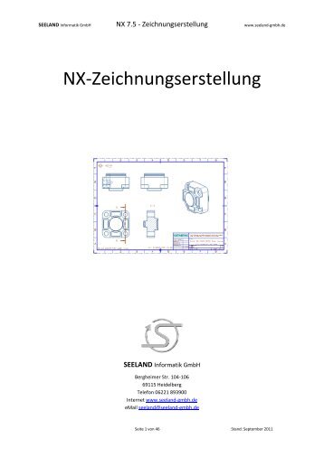 NX-Zeichnungserstellung - Seeland Informatik GmbH