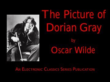 The Picture of Dorian Gray