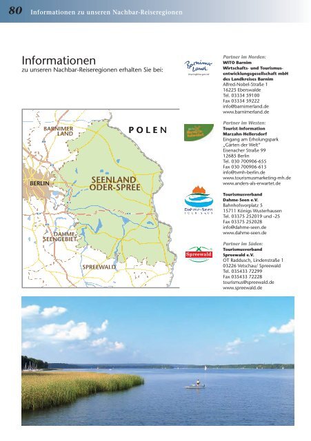 Ferienregion - Tourismusverband Seenland Oder-Spree e.V.