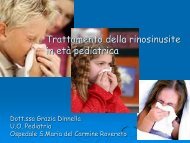 GRAZIA DINNELLA Trattamento della rinosinusite in età pediatrica