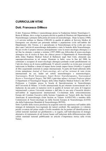 lingua italiana - fondazione irccs istituto neurologico carlo besta