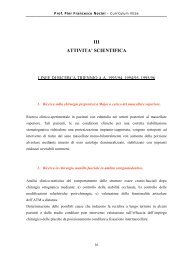 03 Attività Scientifica (pdf, it, 68 KB, 7/9/09) - Surgery - Università ...