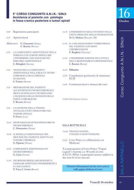 Scarica il programma completo in pdf - Denis Vitali