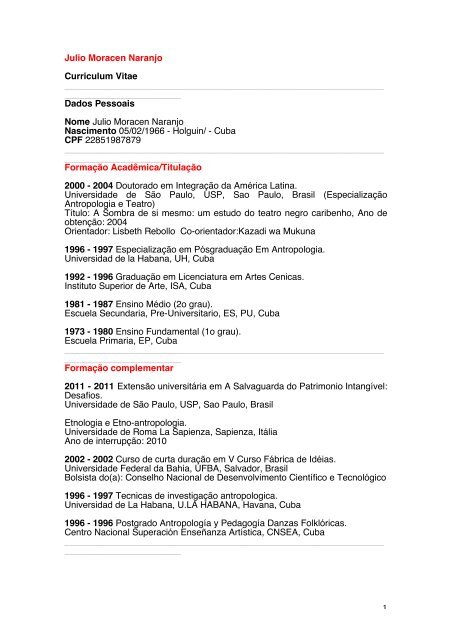 How to write a curriculum vitae picture