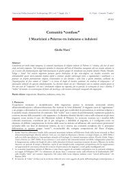 Comunità “confuse” - Antrocom, Online Journal of Anthropology