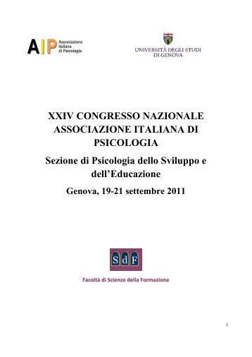 volume ABSTRACT del convegno - xxiv congresso nazionale ...