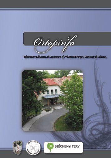 Information publication of Department of Orthopaedic Surgery ...