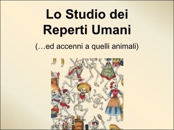 studio resti umani.pdf - Gruppi Archeologici d'Italia