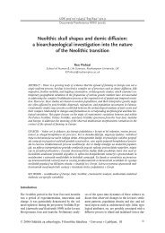 Neolithic skull shapes and demic diffusion> a bioarchaeological ...