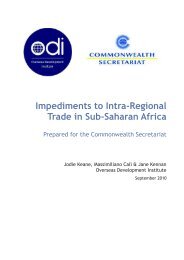 Impediments to Intra-Regional Trade in Sub-Saharan Africa - sef