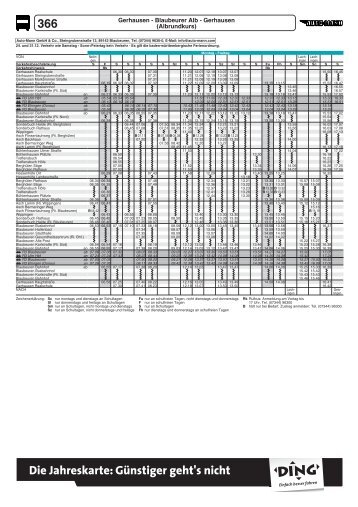 366 - DING - Donau-Iller-Nahverkehrsverbund GmbH