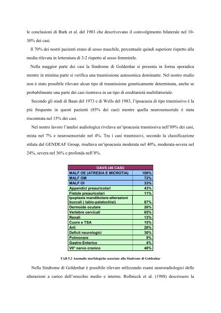 VALUTAZIONE AUDIOLOGICA NELLE SINDROMI CRANIO-FACCIALI