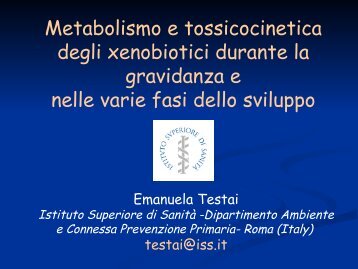 E. Testai - Istituto Superiore di Sanità