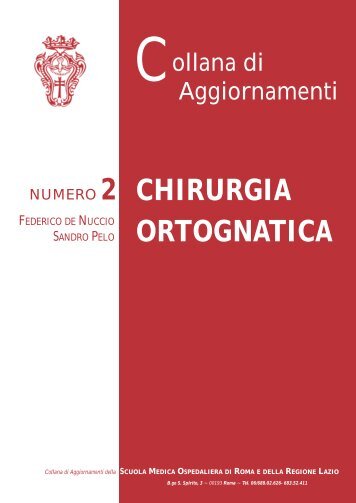 CHIRURGIA ORTOGNATICA - Scuola Medica Ospedaliera