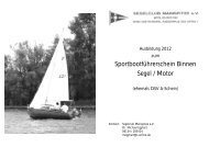 Flyer SBF Binnen - Segelclub Mainspitze