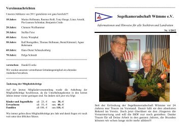 Nr. 01/2012 - Segelkameradschaft-wuemme.de