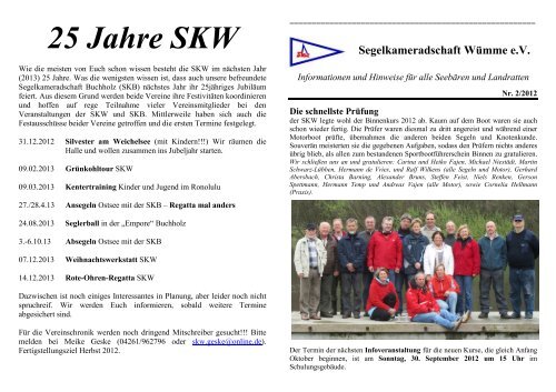 Nr. 02/2012 - Segelkameradschaft-wuemme.de