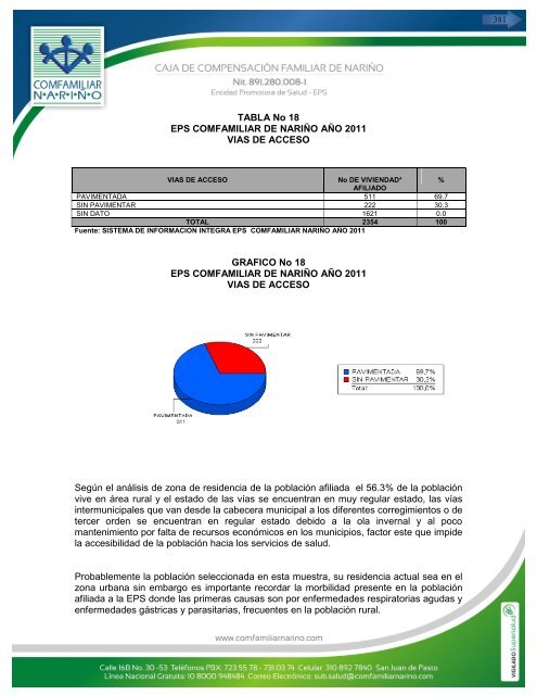 perfil epidemiologico 2011 – 2012 - caja de compensación familiar ...