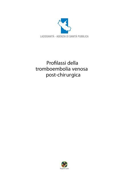 Linea Guida - Agenzia di Sanità Pubblica della Regione Lazio