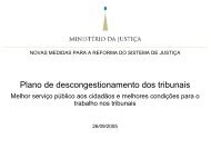 Sua Exa. o Ministro da Justiça - DGPJ