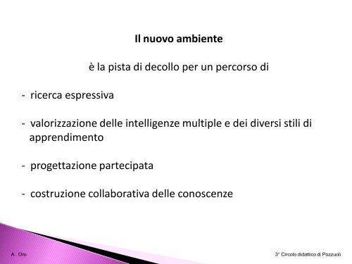 Le fasi - 3 Circolo Didattico di Pozzuoli – Gianni Rodari