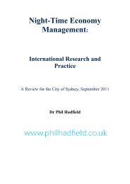 International Evidence Literature Review - City of Sydney - NSW ...