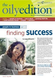 finding success - Sydney Essential Oil Co.