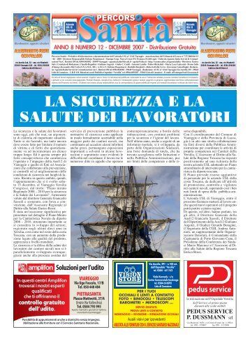 la sicurezza e la salute dei lavoratori - AUSL12 di Viareggio