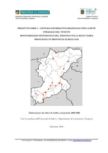 progetto sirse 2 - Provincia di Belluno