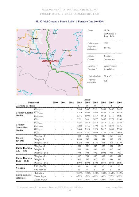 progetto sirse 2 - Provincia di Belluno