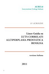 Linee Guida su LUTS CORRELATI ALL'IPERPLASIA ... - Auro